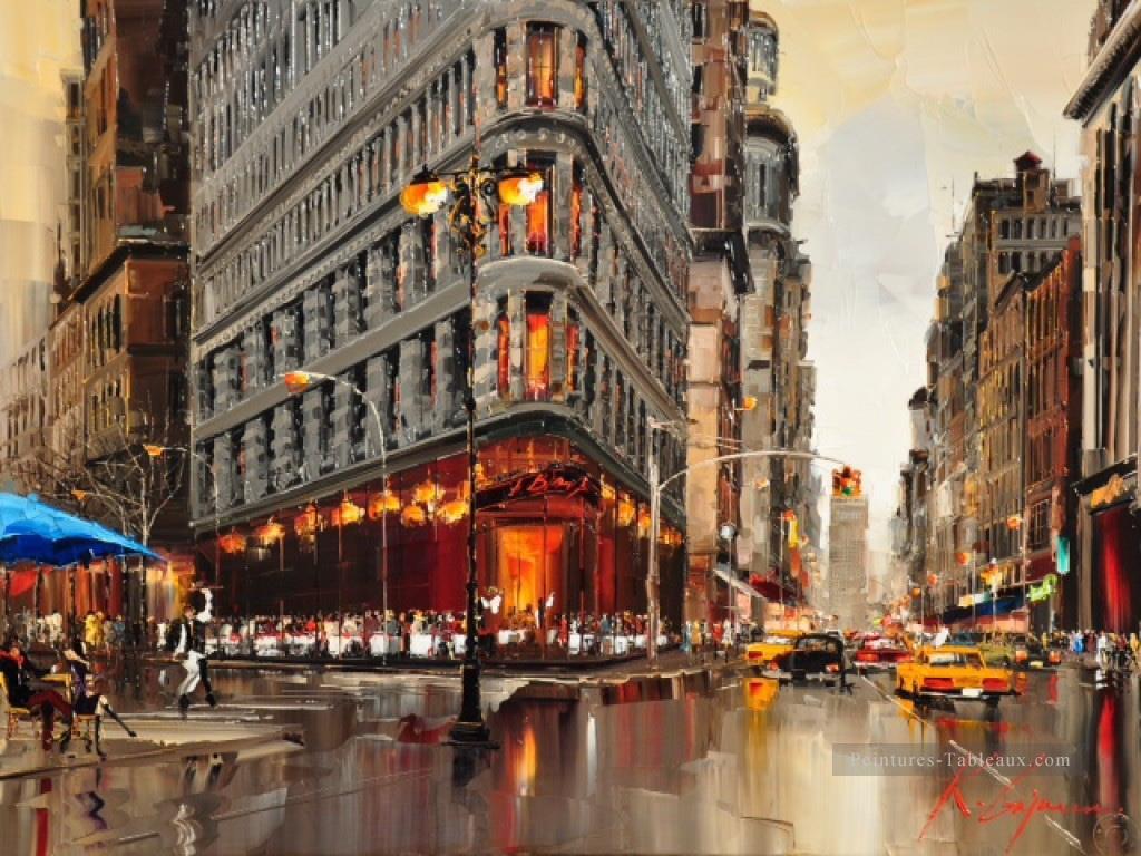 Cityscapes de New York Kal Gajoum Peintures à l'huile